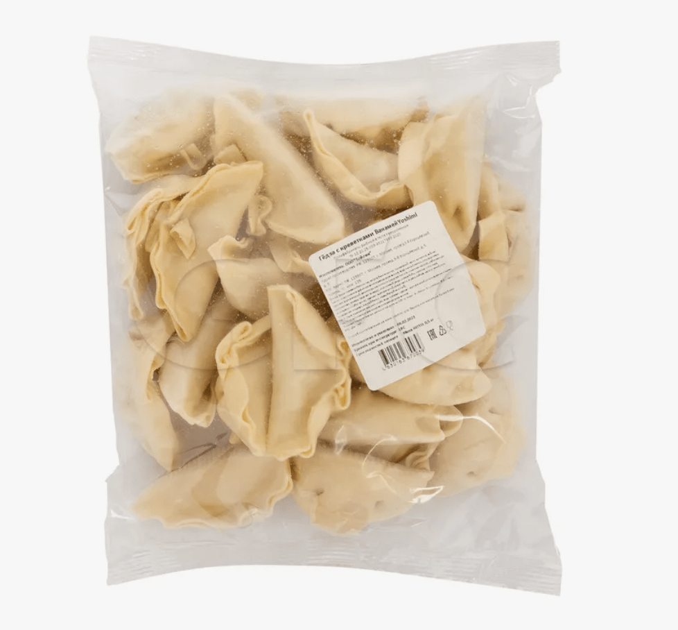 Пельмени Гедзе с креветками 0,5кг (14шт/кор)