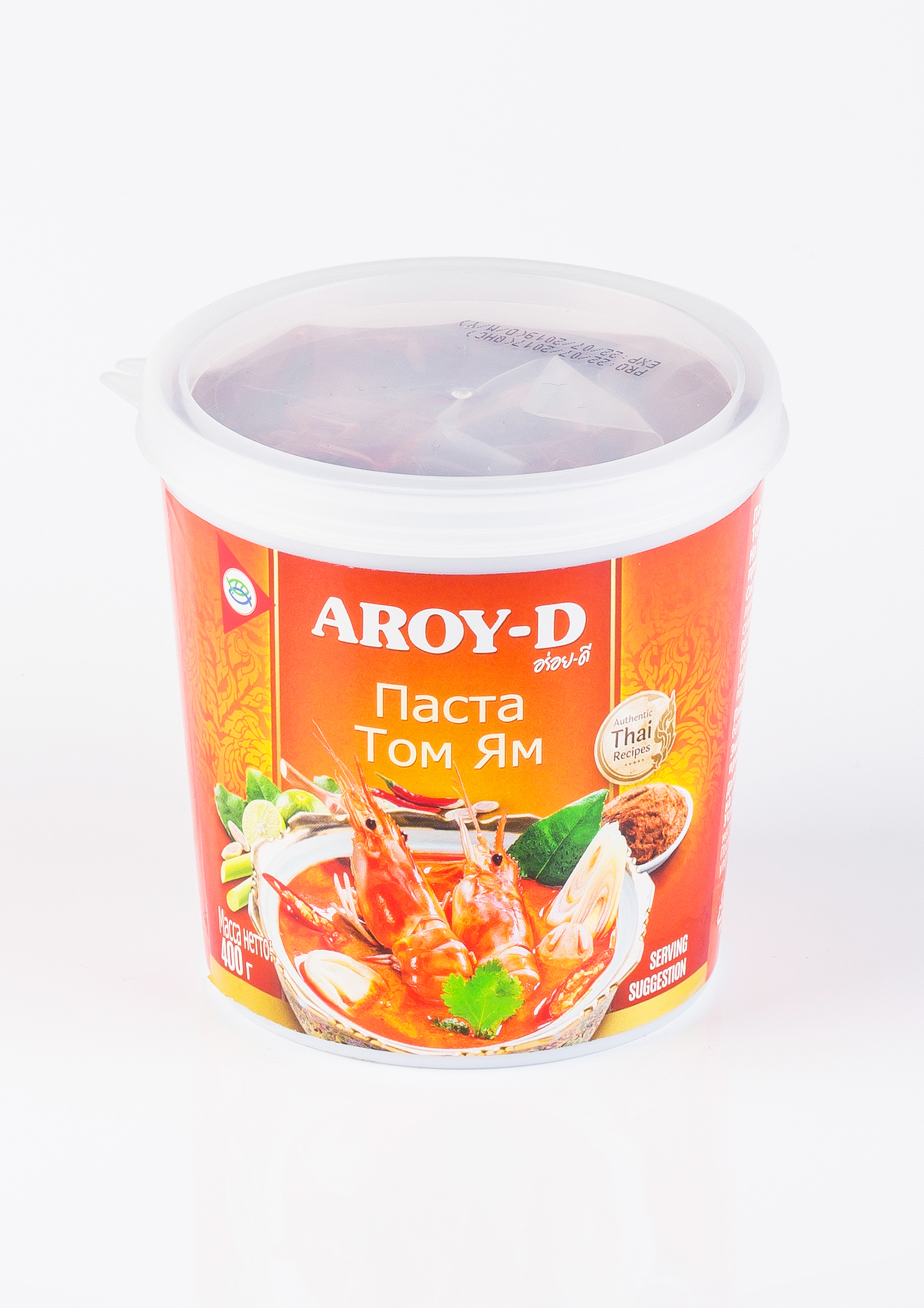 Паста Том Ям 400 г AROY-D. (24 шт/ кор.)