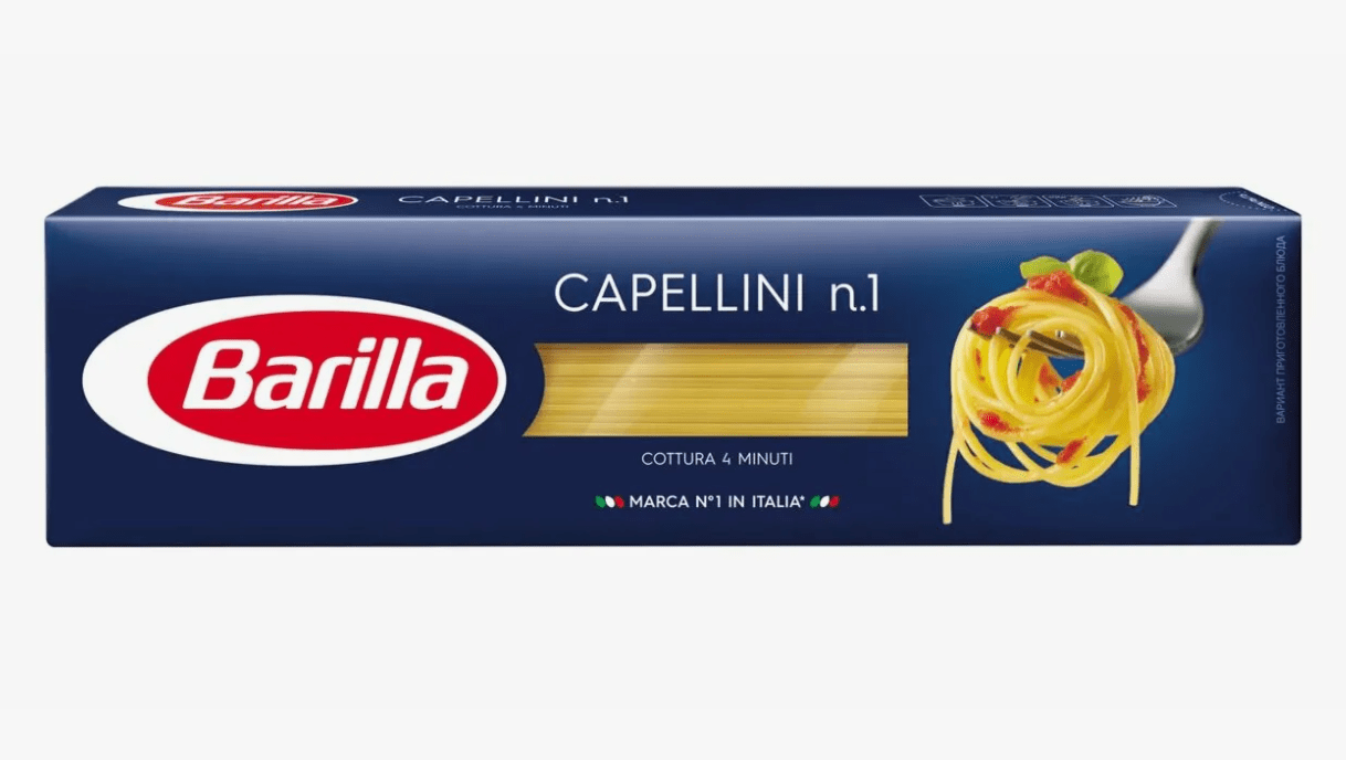 Макароны Капеллини №01 450 гр Barilla (24шт/кор)