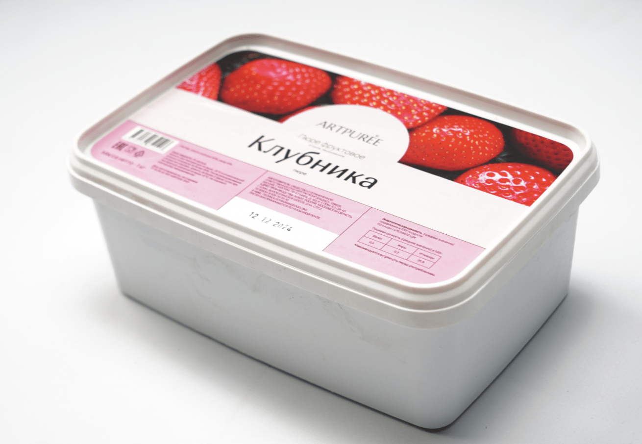 ьПюре Клубника 1кг Artpuree  (6шт/кор)