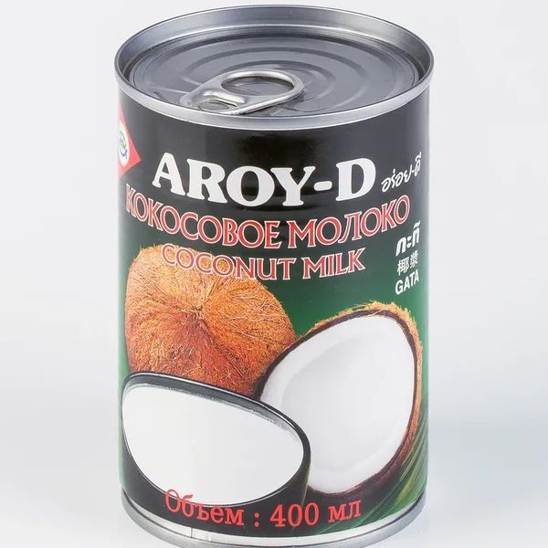 Кокосовое молоко "AROY-D" 0,4 л (24 шт/кор)