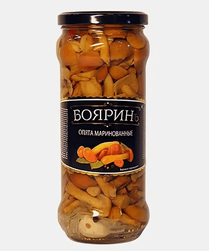 Опята марин, с/б, 0,314, Бояринъ  (12шт/кор)