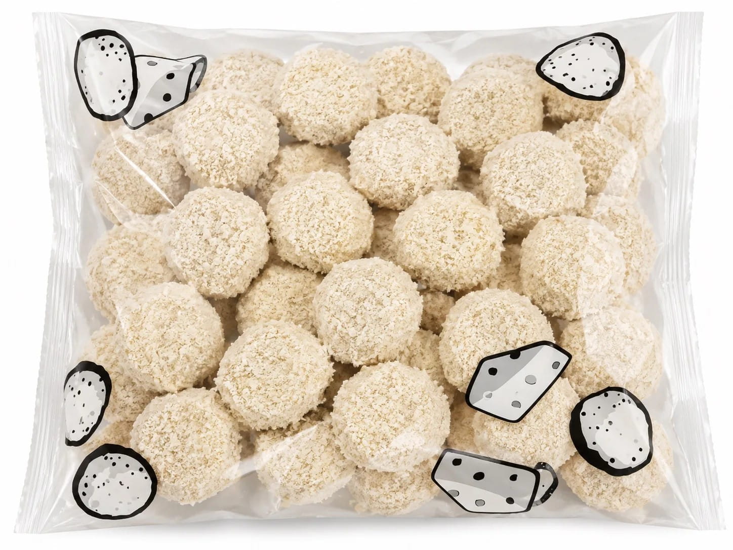 Шарики с сыром Моцарелла Фрост А, 1кг (10 кг/кор)