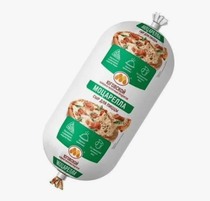 Сыр Моцарелла  ЮКМП 45 %, 1 кг ГОСТ(12 шт/кор)